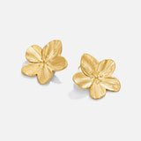 Madeleine – Goldene Blumenohrringe