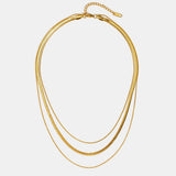 Mehrfädige Goldkette