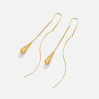 Félicie – Goldene Ohrringe mit zarten Steckern