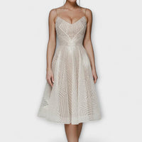 Elli - Damen Luxuskleid mit Stickereien