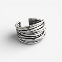 Verstellbarer Ring aus 925er Sterling Silber