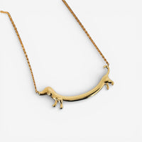 Goldenes Halsband für Dackel