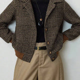 Blythe | Checkered Wrap Jacket