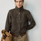 Blythe | Checkered Wrap Jacket
