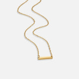 Ursule – Asymmetrisches Goldenes Collier