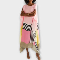 Elenora - Locker geschnittener geometrischer Kaftan